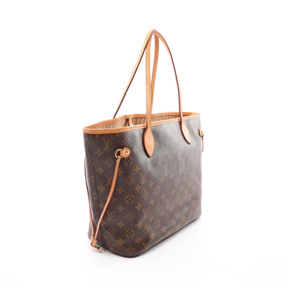 ネヴァーフルMM モノグラム ショルダーバッグ トートバッグ PVC レザー ブラウン ルイヴィトン バッグ LOUIS VUITTON