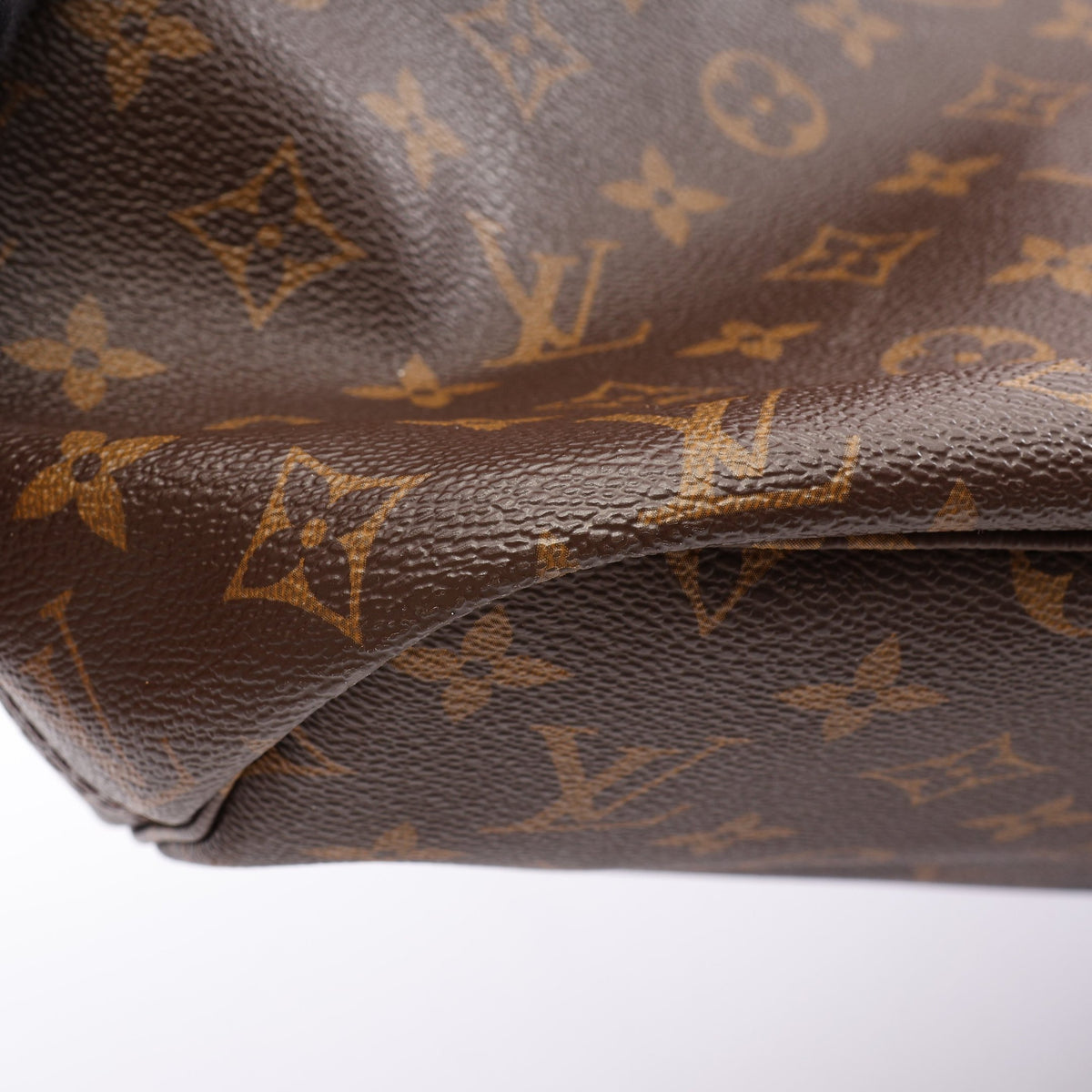ネヴァーフルMM モノグラム ショルダーバッグ トートバッグ PVC レザー ブラウン ルイヴィトン バッグ LOUIS VUITTON