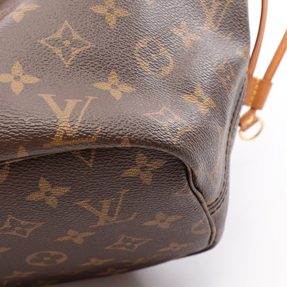 ネヴァーフルMM モノグラム ショルダーバッグ トートバッグ PVC レザー ブラウン ルイヴィトン バッグ LOUIS VUITTON
