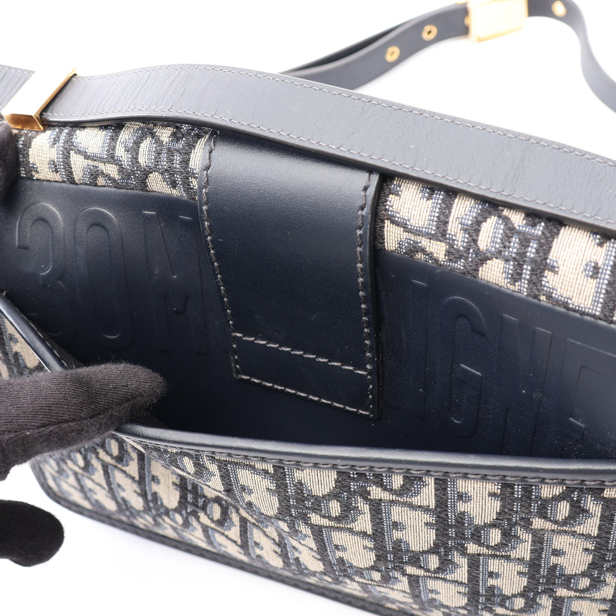 30 MONTAIGNE モンテーニュ ショルダーバッグ キャンバス レザー ベージュ ネイビー クリスチャンディオール バッグ Christian Dior