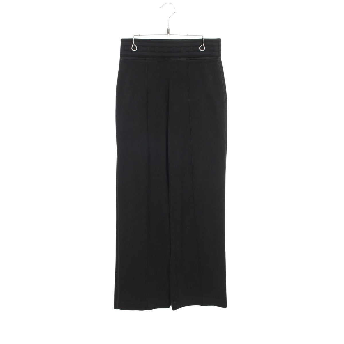 パンツ コットン シルク ブラック エルメス