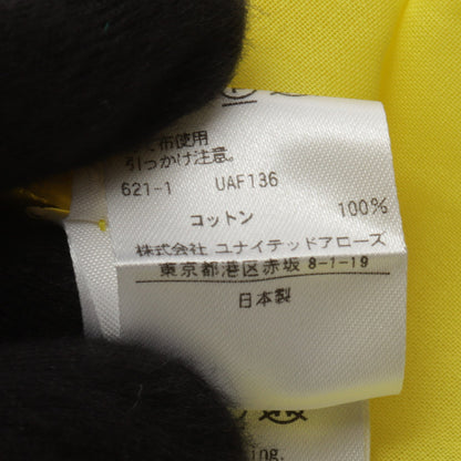 長袖 ブラウス コットン イエロー ドゥロワー