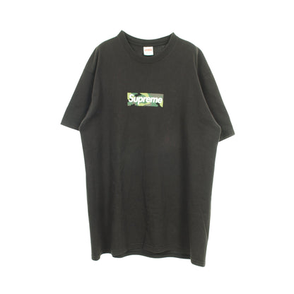 23FW Camo Box Logo Tee 半袖Tシャツ コットン ブラック シュプリーム