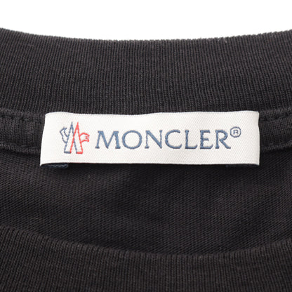 ロゴワッペン 半袖Tシャツ コットン ブラック モンクレール