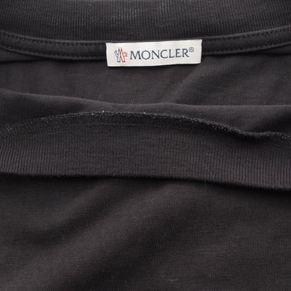 ロゴワッペン 半袖Tシャツ コットン ブラック モンクレール