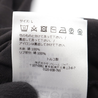 ロゴワッペン 半袖Tシャツ コットン ブラック モンクレール