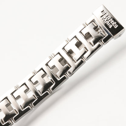 クリッパー ナクレ レディース 腕時計 クオーツ ステンレススチール ピンク ピンクシェル エルメス 時計 HERMES