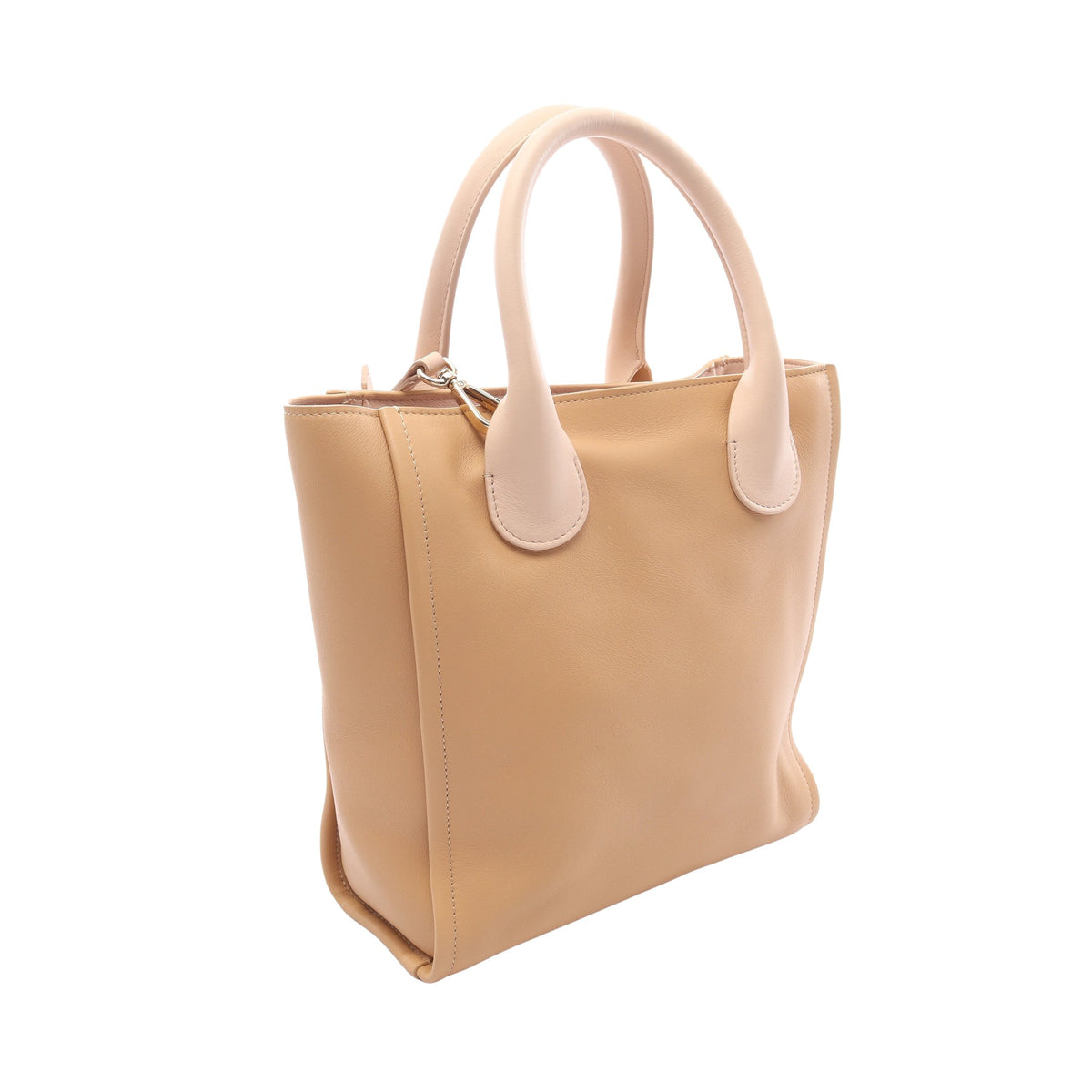 JOYCE スモール 2WAY ハンドバッグ レザー ベージュ ピンクベージュ クロエ