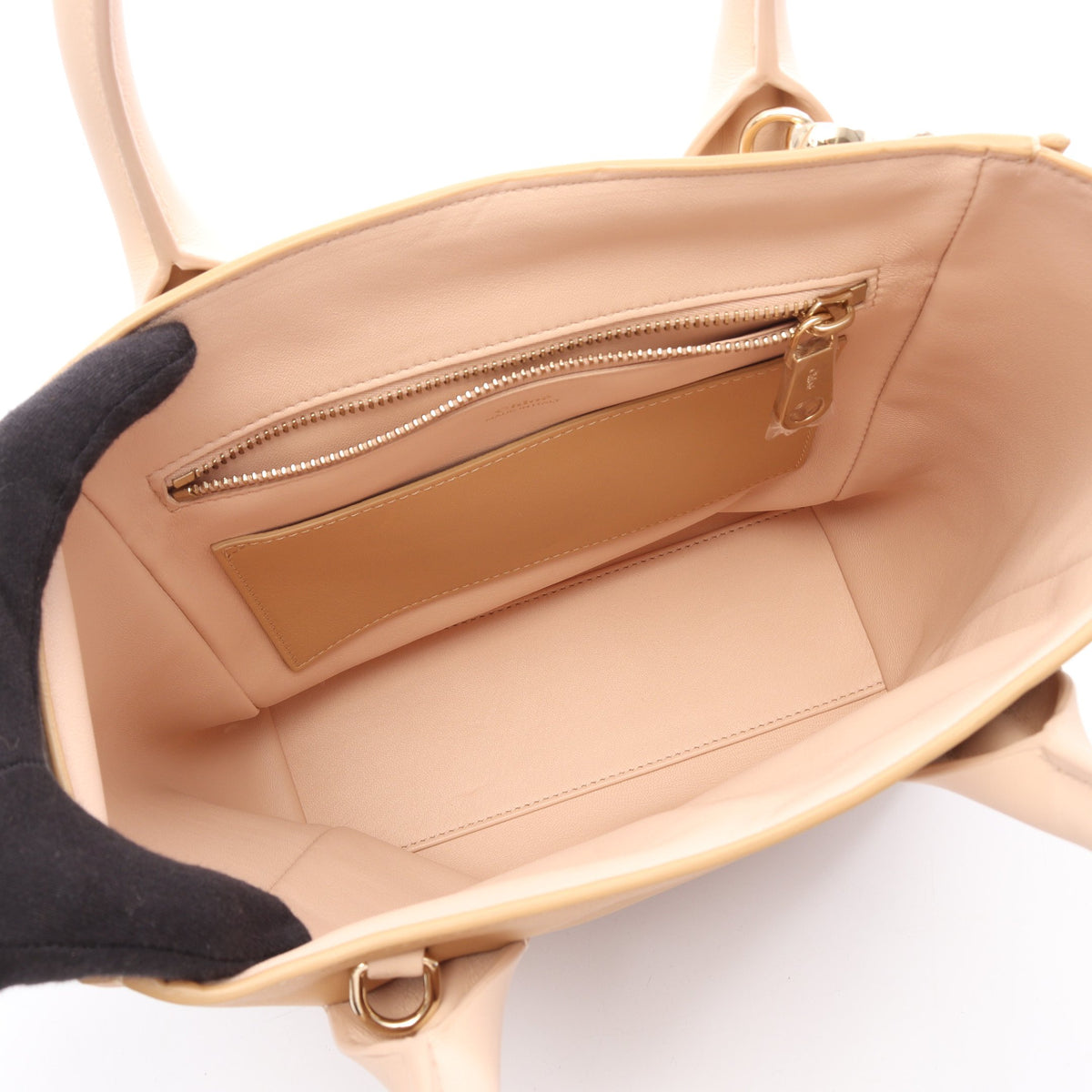 JOYCE スモール 2WAY ハンドバッグ レザー ベージュ ピンクベージュ クロエ
