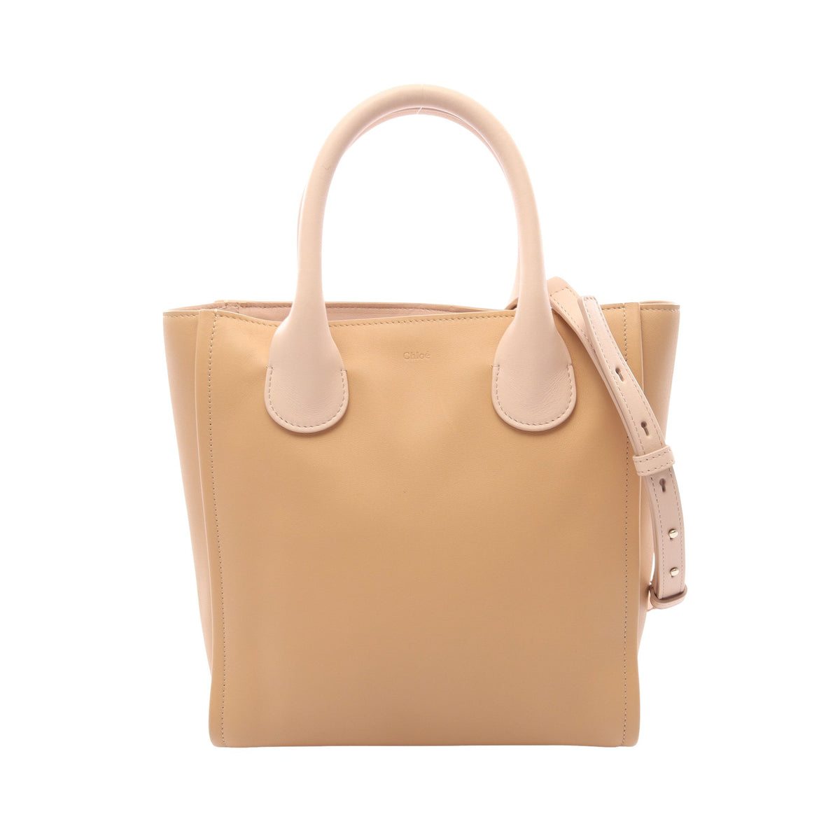 JOYCE スモール 2WAY ハンドバッグ レザー ベージュ ピンクベージュ クロエ