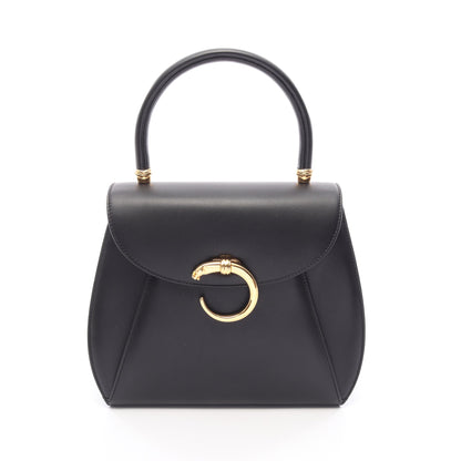 パンテール ハンドバッグ レザー ブラック カルティエ バッグ Cartier