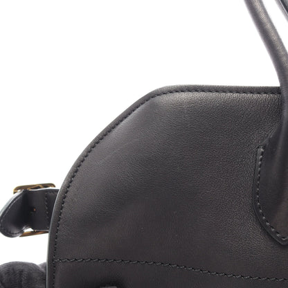 SOFT MARGAUX 15 マルゴー ハンドバッグ レザー ブラック ザロウ