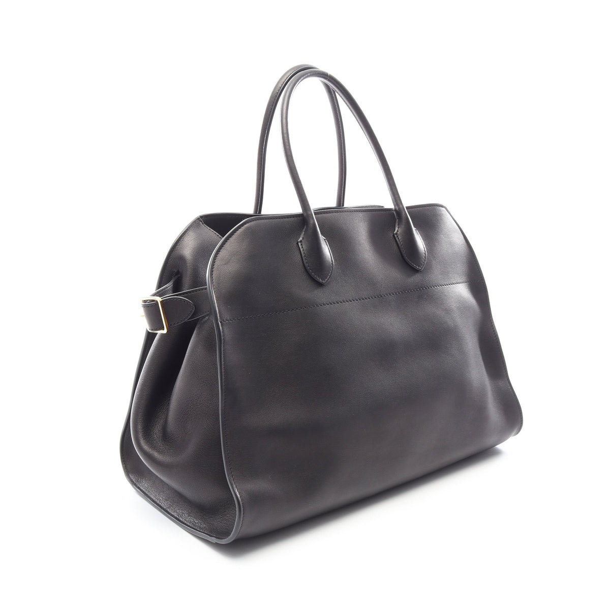 SOFT MARGAUX 15 マルゴー ハンドバッグ レザー ブラック ザロウ
