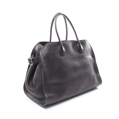 SOFT MARGAUX 15 マルゴー ハンドバッグ レザー ブラック ザロウ
