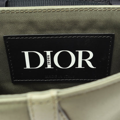 Christian Dior × Sacai サドルバッグ ショルダーバッグ ナイロン レザー カーキグリーン ダークネイビー クリスチャンディオール