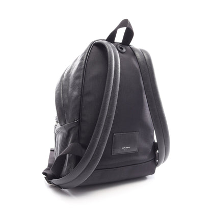 YSL SAC CITY バックパック リュックサック レザー キャンバス ブラック マルチカラー サンローランパリ