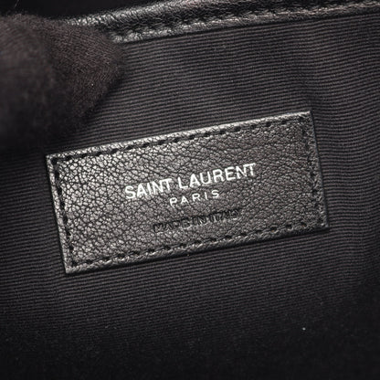 YSL SAC CITY バックパック リュックサック レザー キャンバス ブラック マルチカラー サンローランパリ