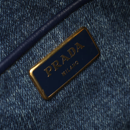 DENIM CANAPA カナパ ハンドバッグ トートバッグ デニム インディゴブルー プラダ