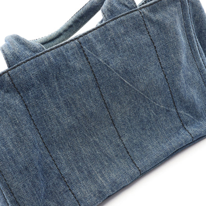 DENIM CANAPA カナパ ハンドバッグ トートバッグ デニム インディゴブルー プラダ