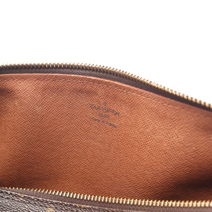 パピヨン30 モノグラム 旧型 ハンドバッグ PVC レザー ブラウン ルイヴィトン