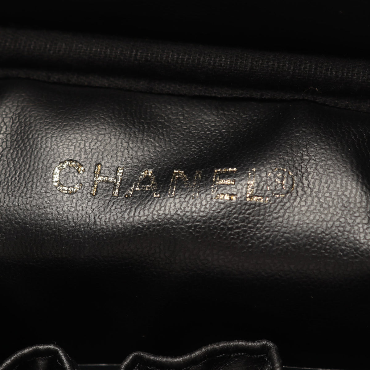 ココマーク ハンドバッグ バニティバッグ キャビアスキン ブラック ゴールド金具 シャネル バッグ CHANEL