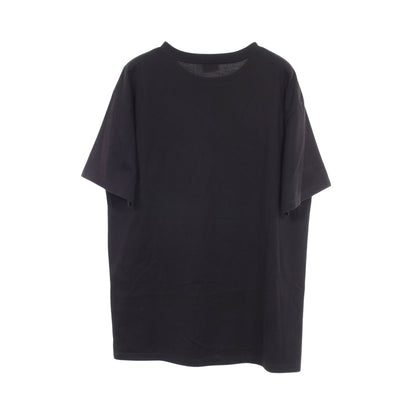 ルーズ ジャージ ロゴプリント 半袖Tシャツ コットン ブラック セリーヌ