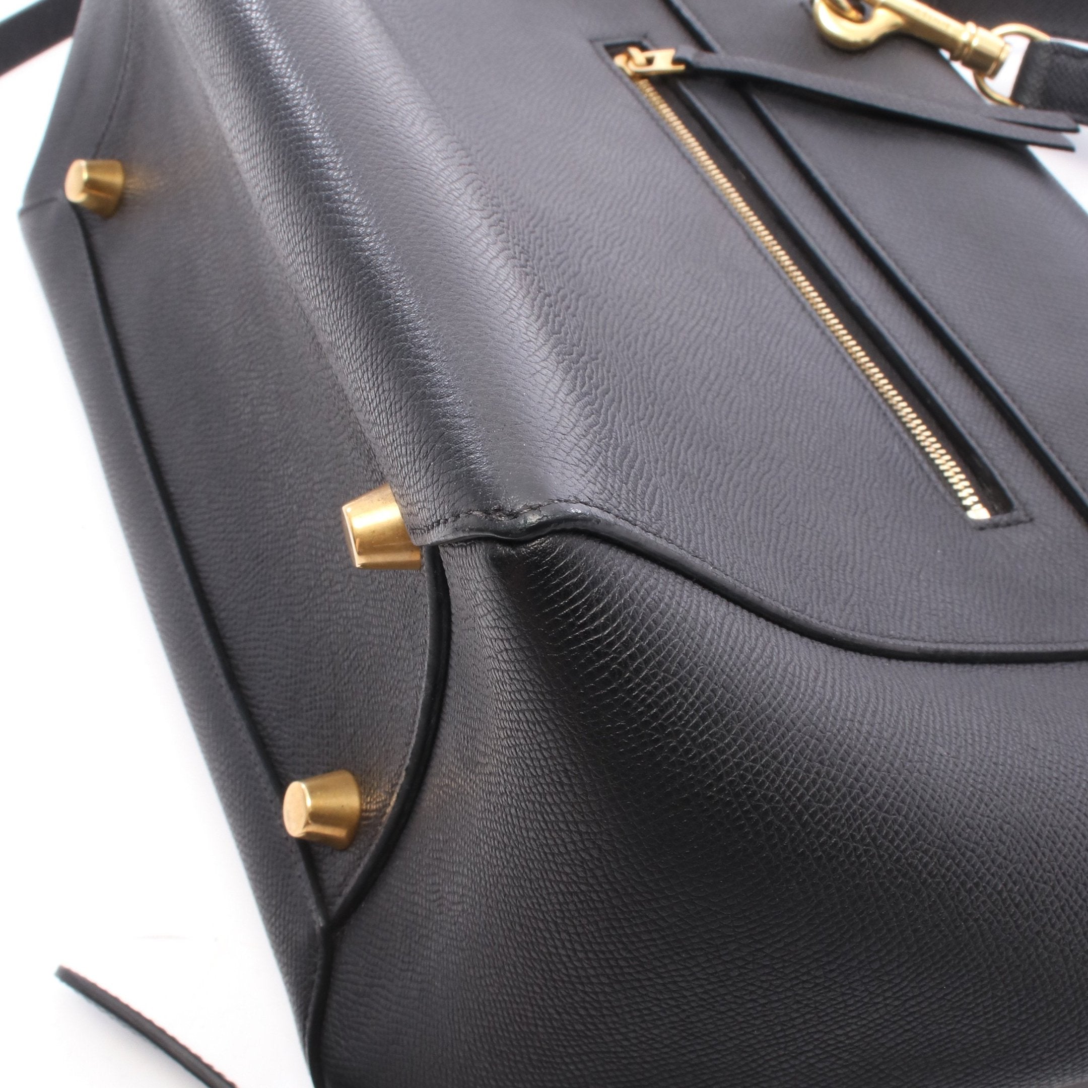 BELT BAG MINI ベルトバッグ ミニ 2WAY ハンドバッグ レザー ブラック