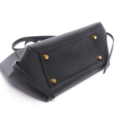 BELT BAG MINI ベルトバッグ ミニ 2WAY ハンドバッグ レザー ブラック セリーヌ
