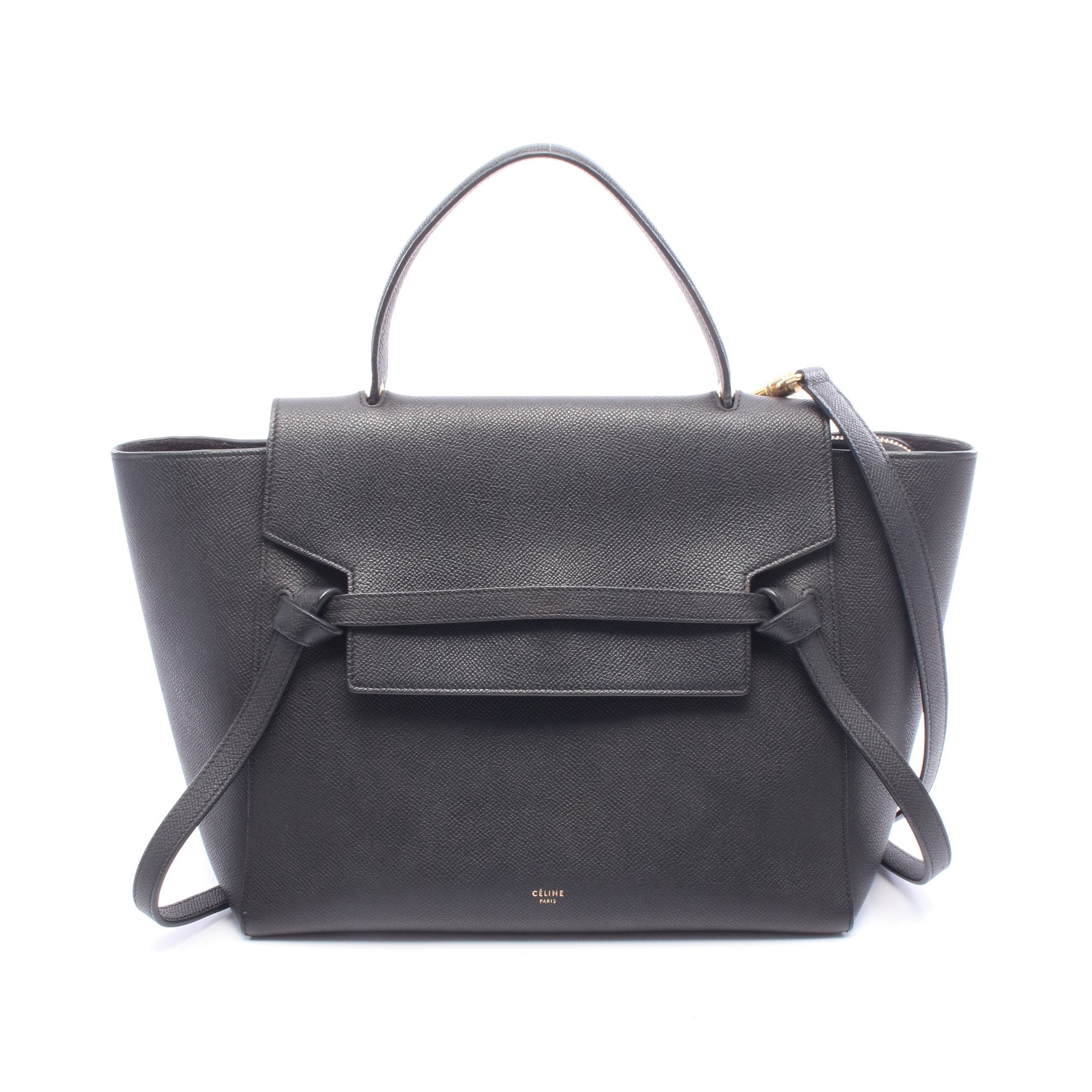 BELT BAG MINI ベルトバッグ ミニ 2WAY ハンドバッグ レザー ブラック