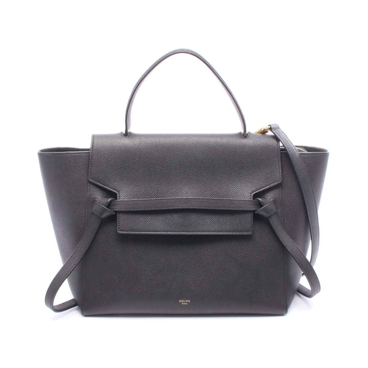 BELT BAG MINI ベルトバッグ ミニ 2WAY ハンドバッグ レザー ブラック セリーヌ