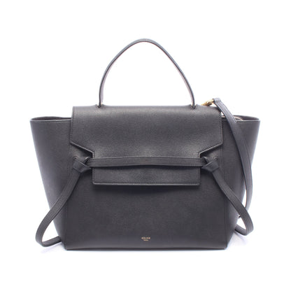 BELT BAG MINI ベルトバッグ ミニ 2WAY ハンドバッグ レザー ブラック セリーヌ