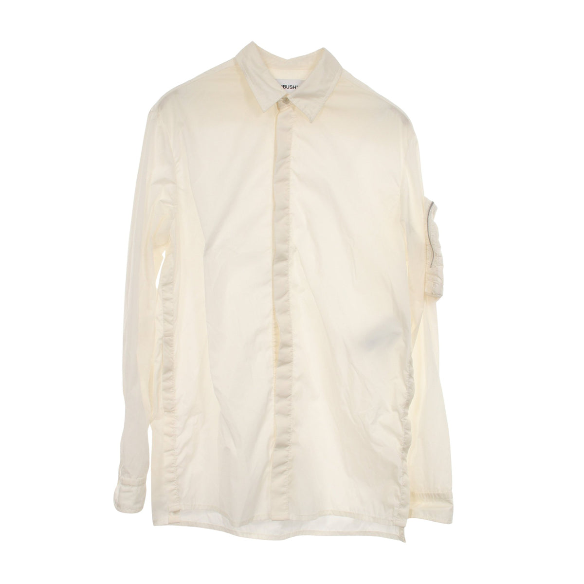 LS POCKET SHIRT シャツ ジャケット ナイロン オフホワイト アンブッシュ アウター AMBUSH