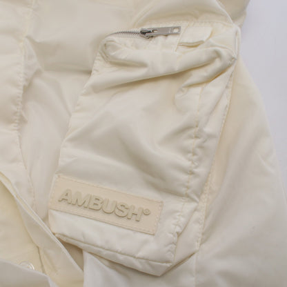LS POCKET SHIRT シャツ ジャケット ナイロン オフホワイト アンブッシュ アウター AMBUSH