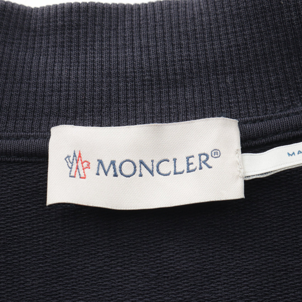 カーディガン 切替 キッズ ダウンジャケット ナイロン コットン ネイビー モンクレール アウター MONCLER