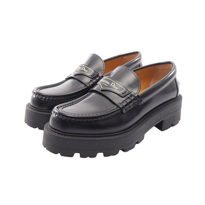 Dior Boy ディオールボーイ プラットフォーム ローファー レザー ブラック クリスチャンディオール