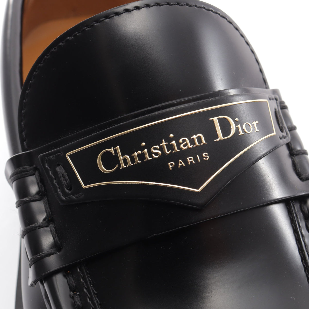 Dior Boy ディオールボーイ プラットフォーム ローファー レザー ブラック クリスチャンディオール