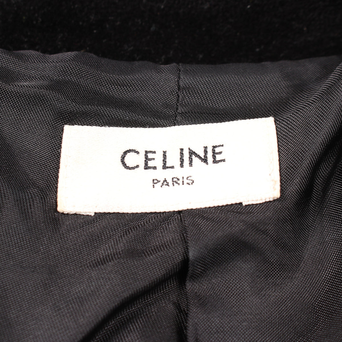 トリオンフ トラックジャケット コットン ナイロン ブラック セリーヌ アウター CELINE