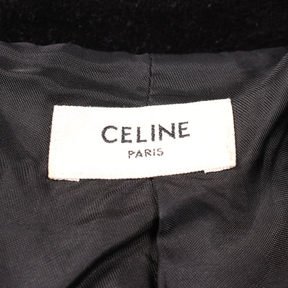 トリオンフ トラックジャケット コットン ナイロン ブラック セリーヌ アウター CELINE