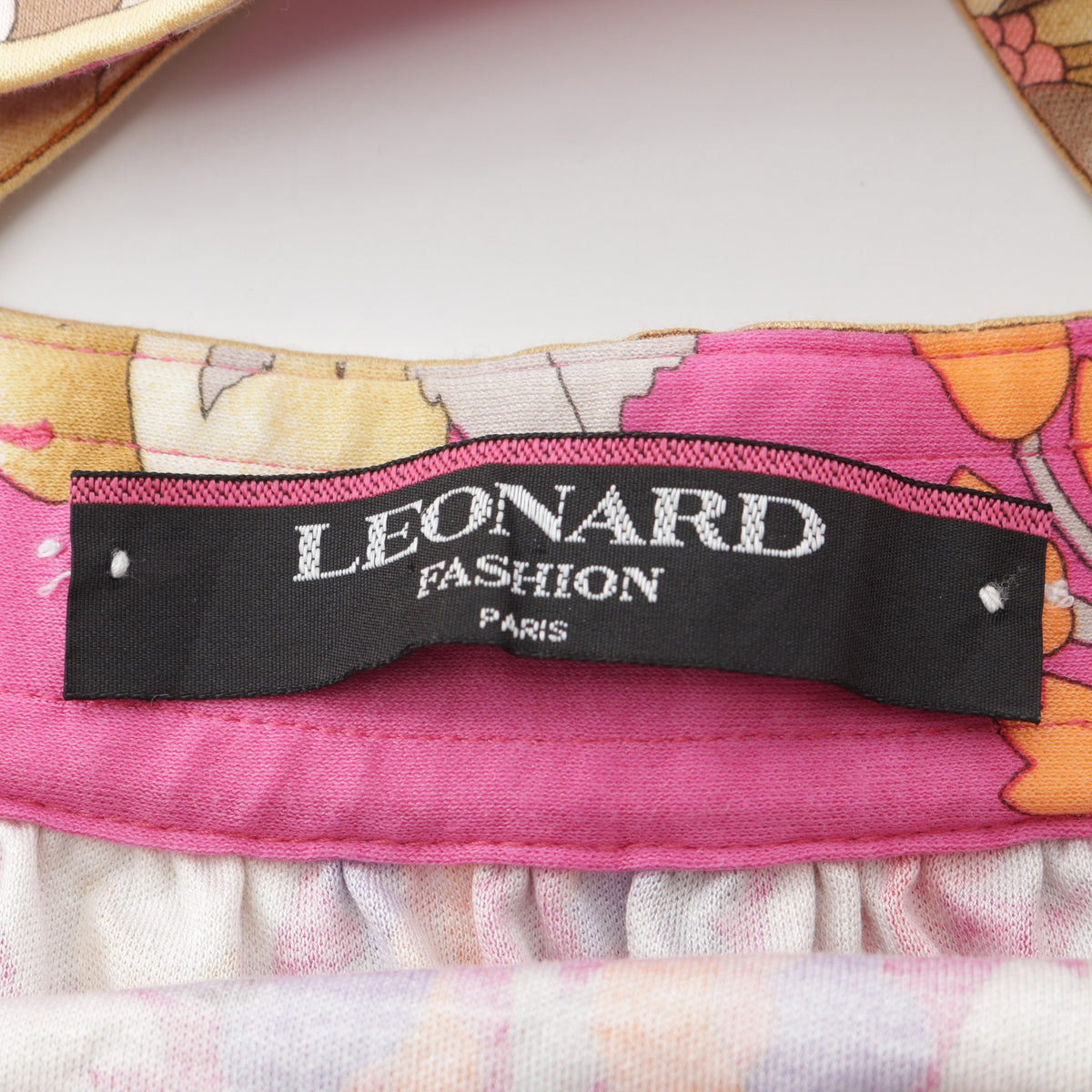 花柄 キャミソール ワンピース コットン ピンクパープル マルチカラー レオナールファッション ワンピース LEONARD FASHION