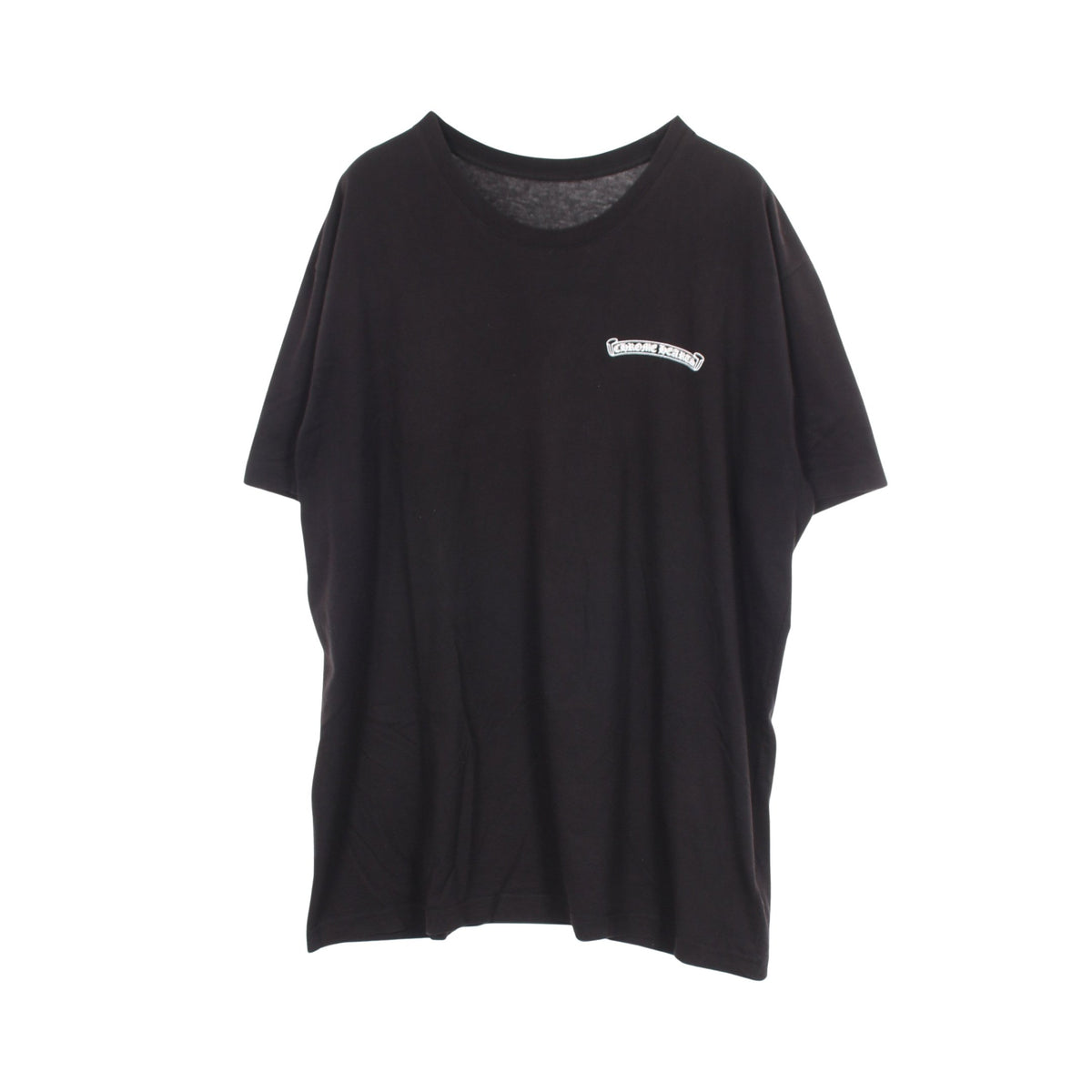 スクロールラベル ラスベガス限定 半袖Tシャツ コットン ブラック クロムハーツ