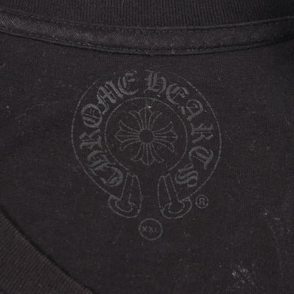 スクロールラベル ラスベガス限定 半袖Tシャツ コットン ブラック クロムハーツ