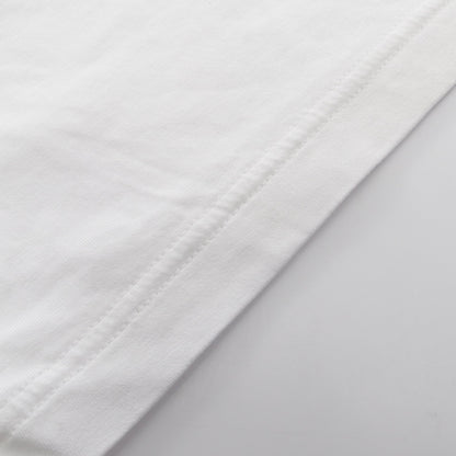 ロゴ刺繍 半袖Tシャツ コットン ホワイト バーバリー