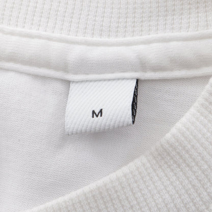 ロゴ刺繍 半袖Tシャツ コットン ホワイト バーバリー
