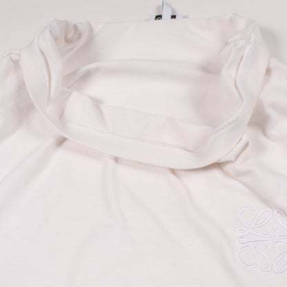 アナグラム刺繍 半袖Tシャツ コットン ホワイト ロエベ