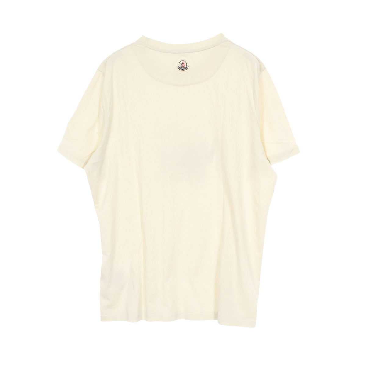 ロゴプリント 半袖Tシャツ コットン カーキベージュ モンクレール