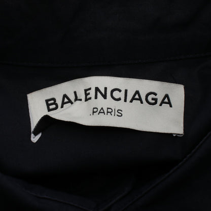 シャツワンピース コットン ネイビー バレンシアガ ワンピース BALENCIAGA