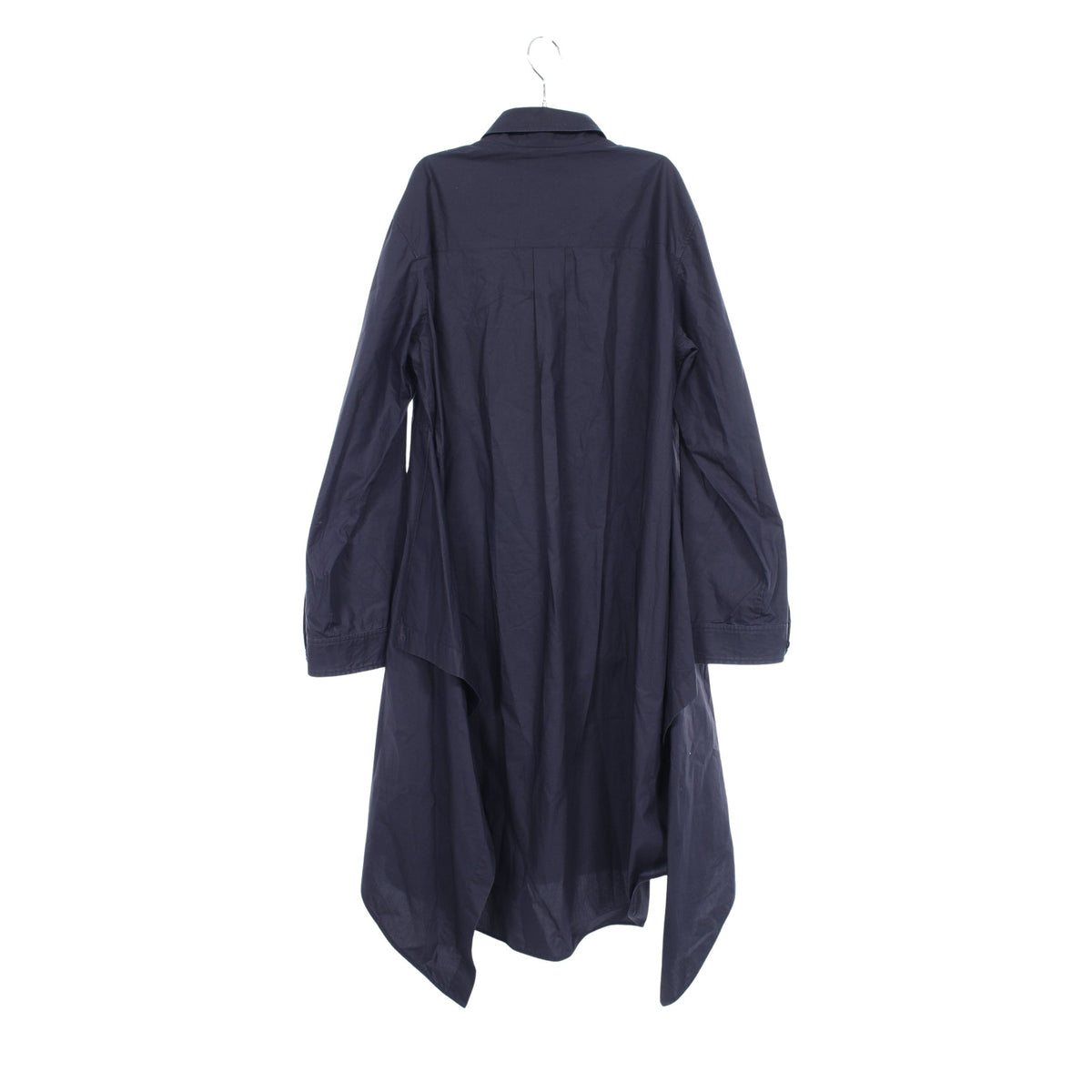 シャツワンピース コットン ネイビー バレンシアガ ワンピース BALENCIAGA