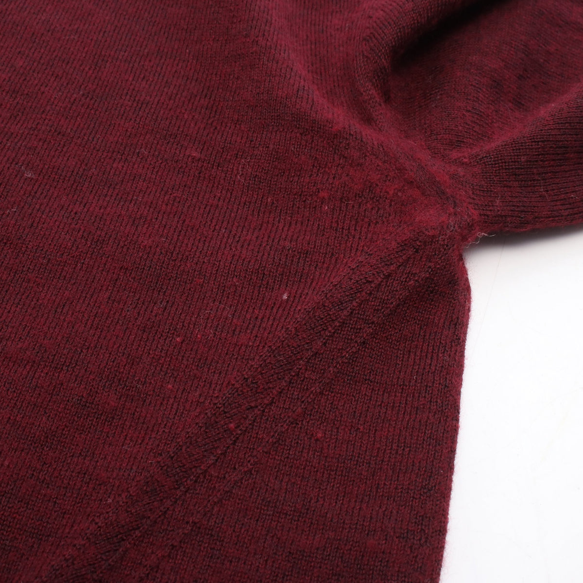 トリオンフ ロゴ刺繍 ニット カシミヤ シルク ボルドー セリーヌ