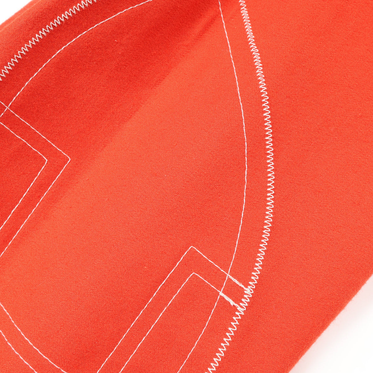 セリエボタン スエードパッチ ジョッキー パンツ コットン レッド エルメス ボトムス HERMES