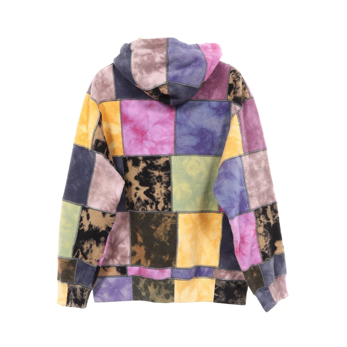 Patchwork Tie Dye Hooded Sweatshirt プルオーバーパーカー コットン ブラック マルチカラー シュプリーム